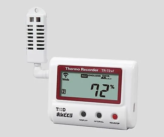 6-8030-21　［Discontinued］ONDOTORI Thermo-Hygro Data Logger (Wireless LAN)　TR-72wf