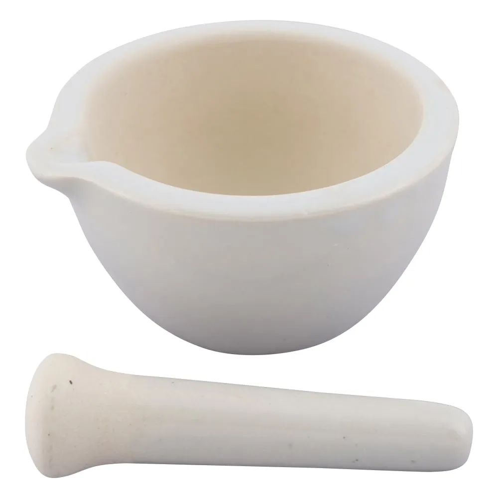 4-4487-01 Porcelain Mortar with Pestle 100 mL P-439