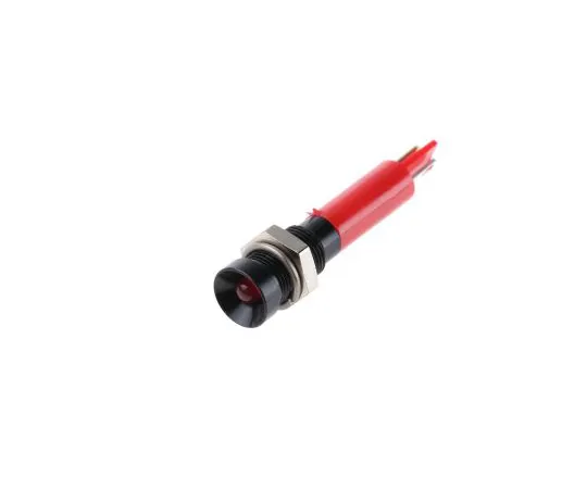 63-4585-82 RS PRO Red Indicator, 24 V dc, 6mm Mounting Hole Size, Solder Tab Termination 206-312