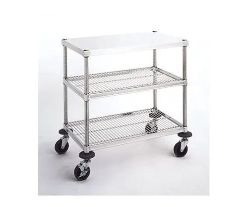 61-3794-98 W3 Type Work Table Wagon (Stainless Steel (SUS304)) D460 x W610 x H815mm W3C-A4606