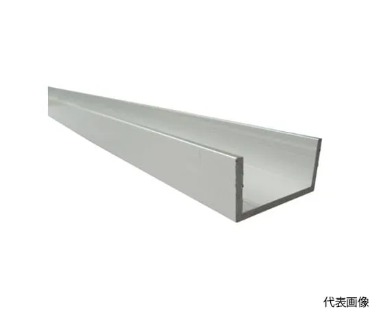64-5008-90　［Discontinued］Aluminum Channel 30 x 15 x 2.0 Silver 3.65 m　FE107SS