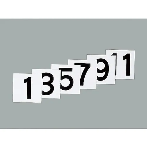 61-3394-06 Sign For Steel Case KS-A Sign (1) Black 228011