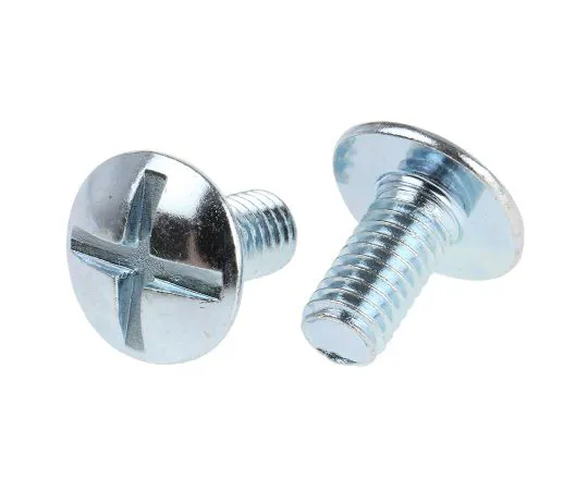 63-4598-99 Bright Zinc Plated Steel Roofing Bolt, M6 x 12mm 277-604