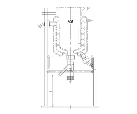 62-2116-39 Trestle for a Triple Tube Counter 3986-1000
