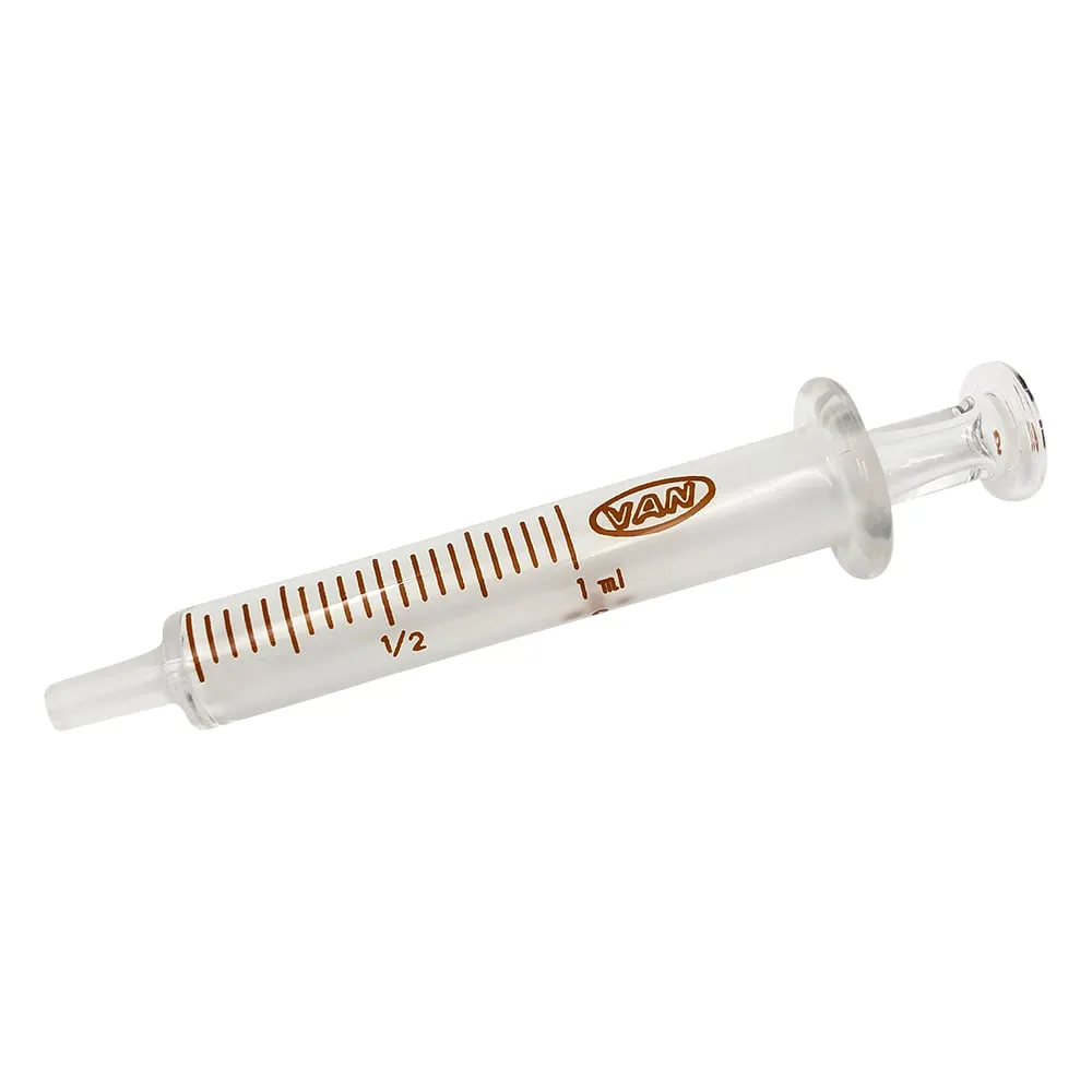2-5636-01 White Hard Injection Syringe 1mL 02563601