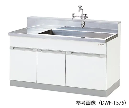 3-5790-11 Sink Stainless Steel (SUS304) 900 x 750 x 800/960mm DWF-975