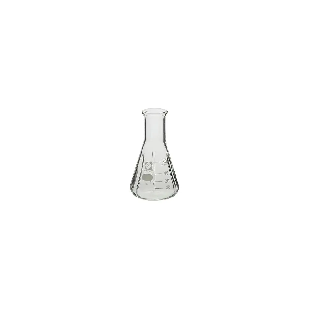 2-4769-11 Baffle Erlenmeyer Flask 50 mL 1 Box (10 Pieces)