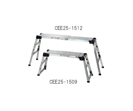 61-9749-63 4 Legs Adjustable and Top Panel Expandable Scaffolding 0.57 - 0.84m CEE25-1509