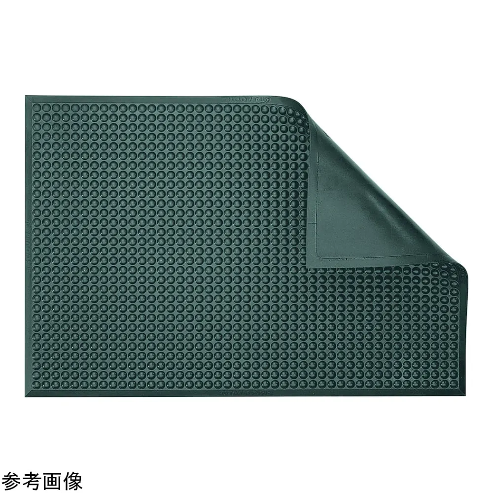 4-3716-01 Ergo mat (Complete Bubble Complete Smooth) Light Grey 600 x 900 x 15 mm 4665400