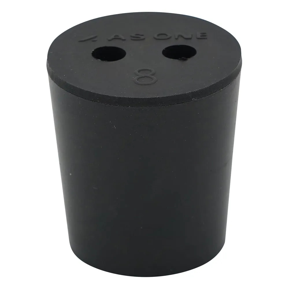 4-390-01 Rubber Plug With Hole (Viton(R) Plug) No.8 -
