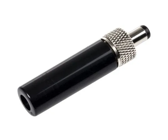 63-4633-64 RS PRO DC Plug Rated At 5.0A, 12.0 V, Cable Mount, length 40.4mm, Nickel 487-810