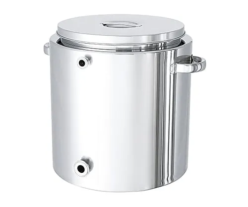 61-0750-71 Gradient Bottom Type Stainless Steel Jacket Container with Stock Lid 20L KTT-ST-J-30