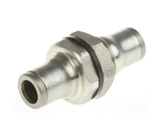 63-4736-78 Legris Pneumatic Bulkhead Tube-to-Tube Adapter Straight Push In 6 mm to Push In 6 mm 3816 06 00