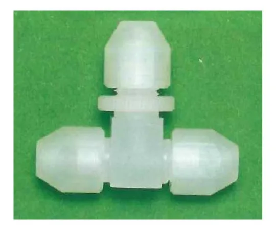 62-7078-06　［Discontinued］Neoflon RUSL Cleaning High Pressure Mini Joint T Type 2φ 00U-103-01　00U-103-01