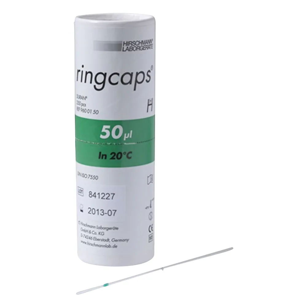 2-454-07 Ring Caps 50μL 1 Scale 250 Pieces