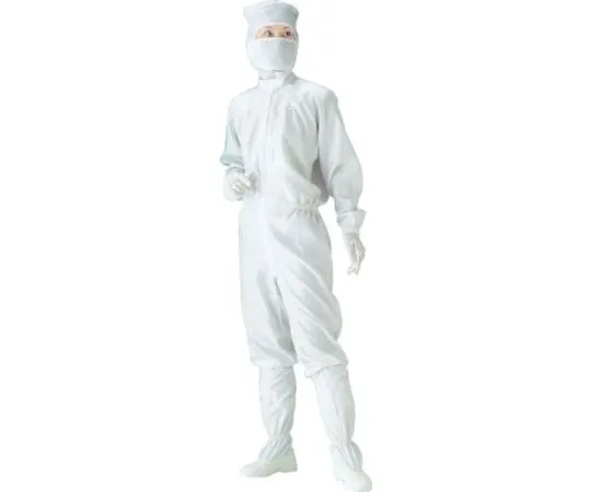 61-3230-32 Front Fastener Type Coverall White Size M PP1830WM