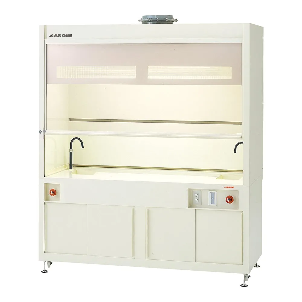 4-1192-05 Fume Hood (Work Plane Flat Type) Heat resistant PVC Deep ADPH-1200