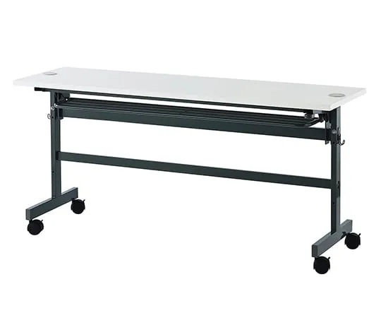 3-5923-01 Folding Table with Wiring Function 1500 x 450 x 700 White SHFTL-1545WH