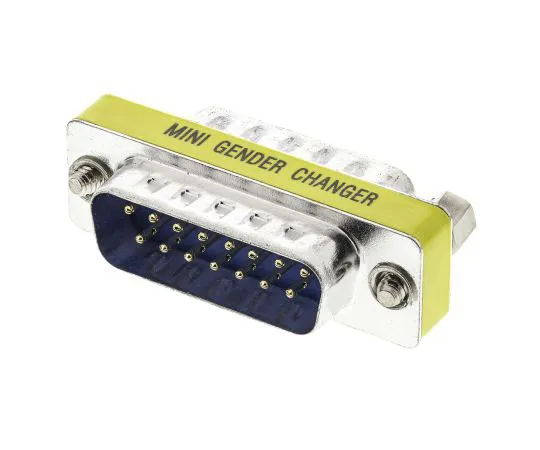 63-4588-34 RS PRO D Sub Adapter Male 15 Way D-Sub to Male 15 Way D-Sub 218-217