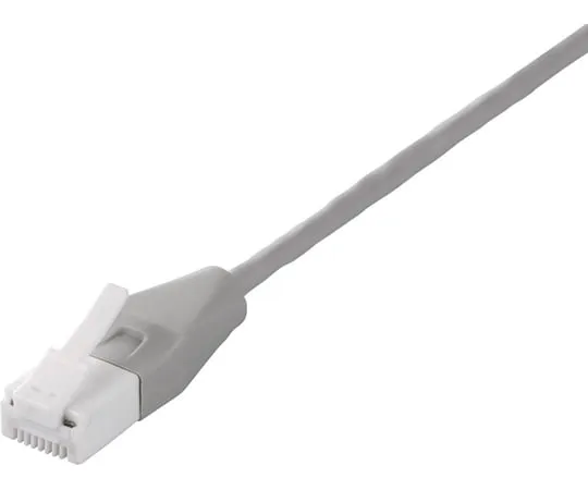 65-3405-16　［Discontinued］Unbreakable Cat5e LAN Cable Soft 3m Light Gray　BL5ETNY30LG