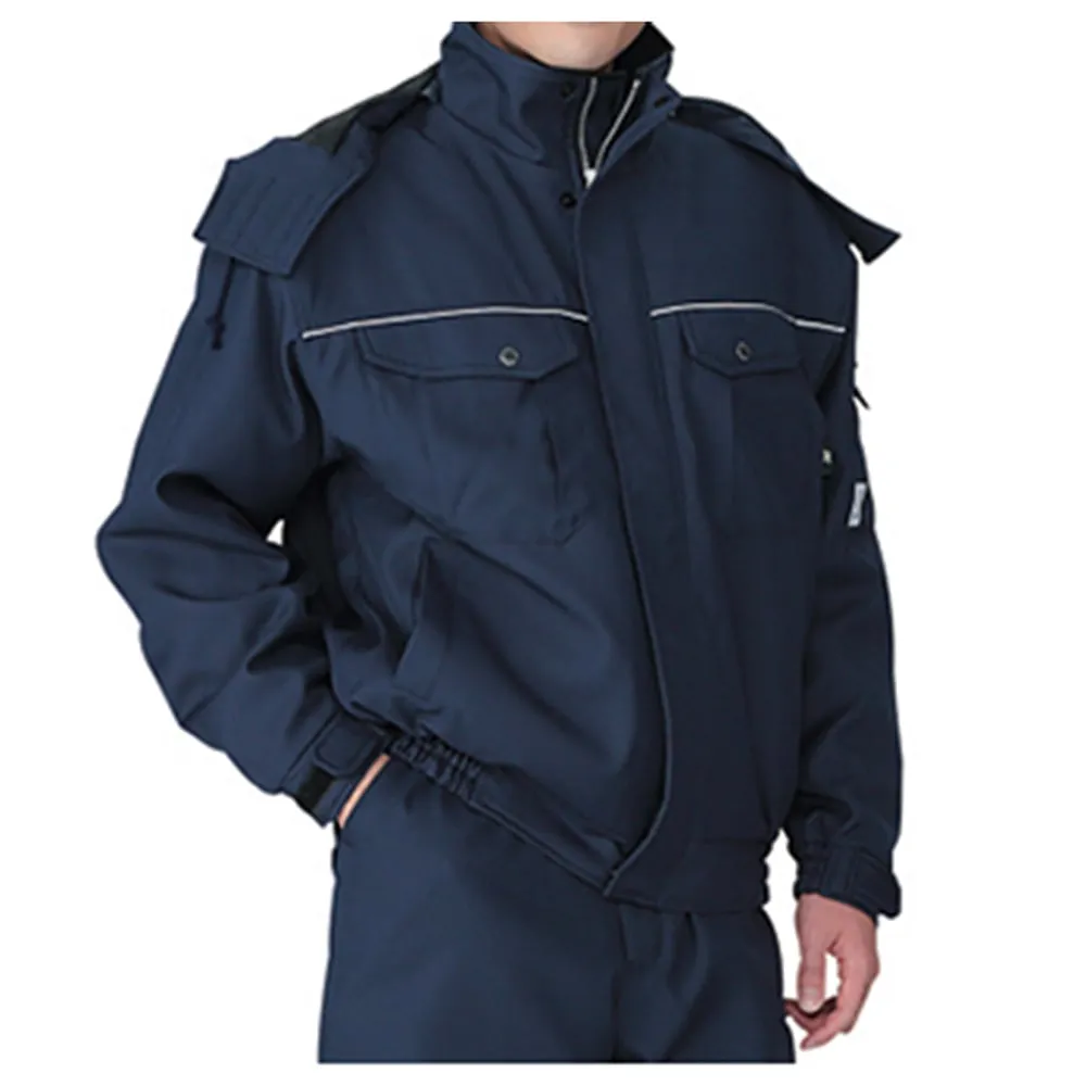 3-726-01 Antistatic Cold Jacket (Hooded) Navy M 48410-011-M