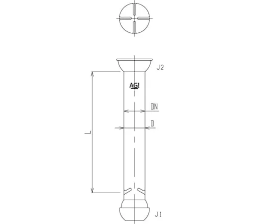 65-1839-04 Simple Packed Tower 300 mm 3510-20-300-G