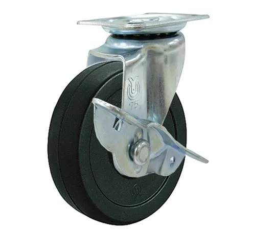 3-9497-01 Swivel caster plate type Light Weight With Stopper (Material:Rubber)(Model No.SG-50RHS)(Product code:20115100) SG-50RHS