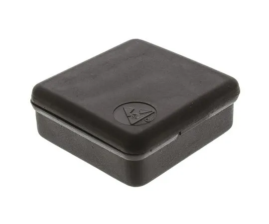 63-4644-34 Conductive Carbon, Polypropylene ESD Box, 40 x 40 x 13.5mm 550-864
