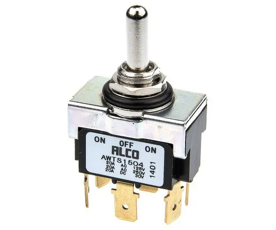 63-4584-29 Toggle Switch DPDT (On) -Off- (On) AWTS1504