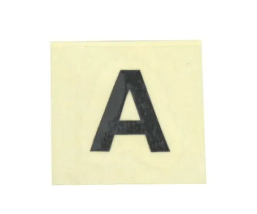 61-7397-91 Character Seal Black A 15mm CL15B-A