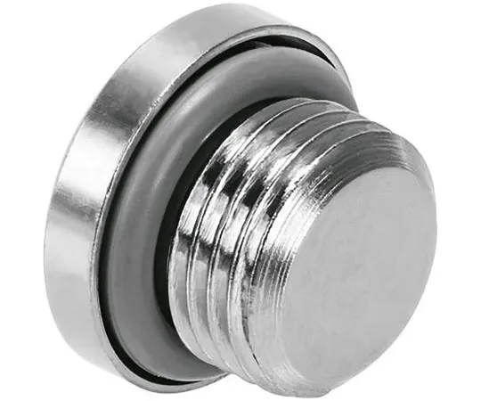 63-4682-36 Festo Nickel Plated Brass G 1/2 Blanking Plug , Chemical Resistant , Food Grade NPQH-BK-G12