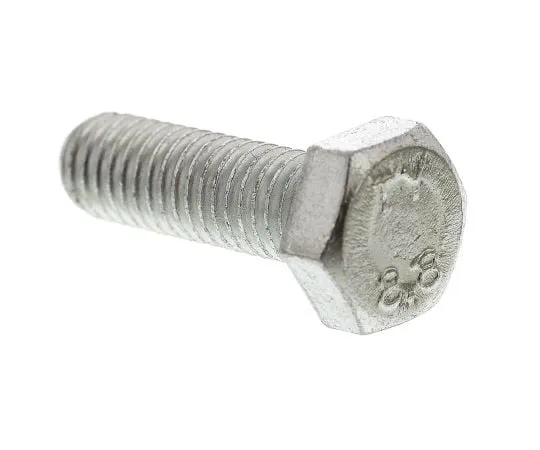 63-4639-80 Zinc plated & clear Passivated Steel Hex M8 x 25mm Set Screw 527-511