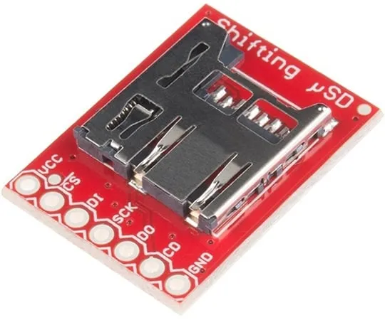67-0422-22 SparkFun Level Shifting microSD Breakout DEV-13743