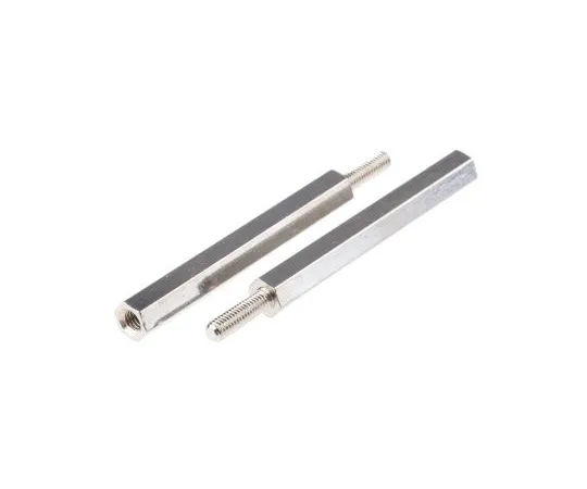 63-4588-70 RS PRO Brass Hex Standoff, Male/Female, 40mm, M3 x M3 221-184