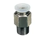 61-7645-57 Tube Fitting PP Straight M3 x 0.5 PPC4-M3SUS