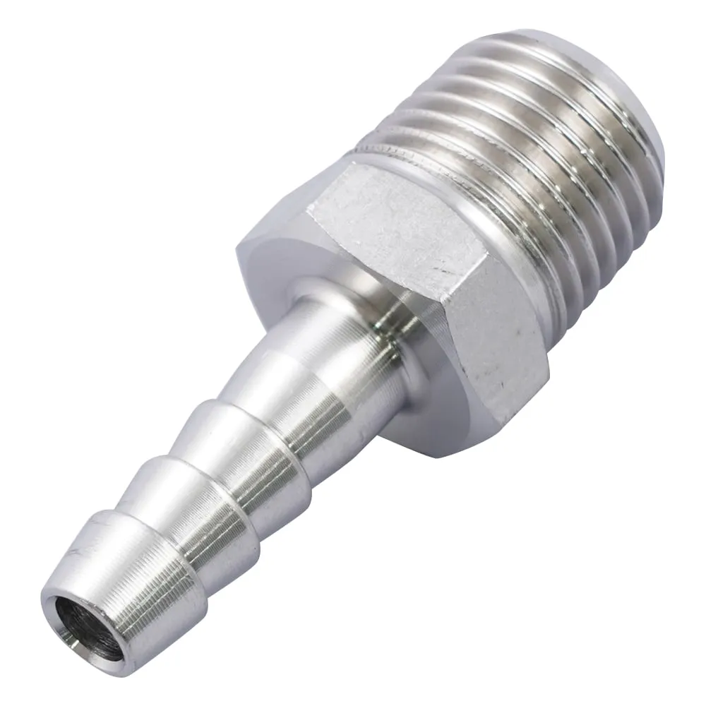 1-9542-01 Haxagonal Hose Nipple (Stainless Steel) 1/4PT-7
