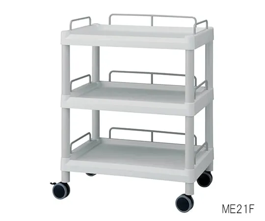 3-6639-03 Mobile Easy Cart (Wiith Guard Frame: Gray) 3 Sages 532 x 368 x 855 ME11F