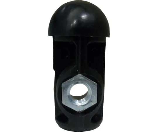 64-4998-87　［Discontinued］Black with Nut for Resin Cap Round Pipe 22, 2 pcs　AC360K2