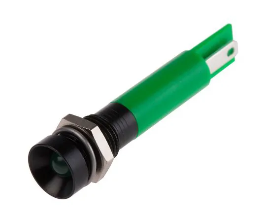 63-4587-13 RS PRO Green Indicator, 24 V ac, 8mm Mounting Hole Size, Solder Tab Termination 210-709