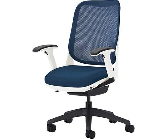 63-7305-92 Ride (Office Chair) Flexible Arm Type Cosmic Blue No.3562F-K
