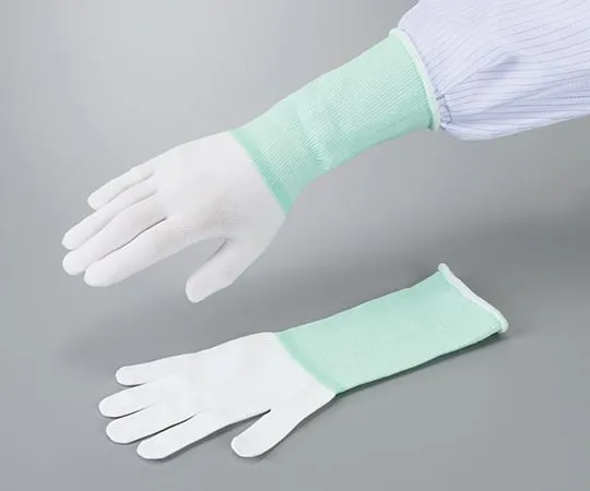 3-7371-01 ASPURE Long Inner Gloves Overlock Type L 10 Pairs/Bag