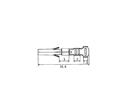 63-3139-64 Mini-fit crimped Terminal scalpel (100 pcs) 5005-TL*100