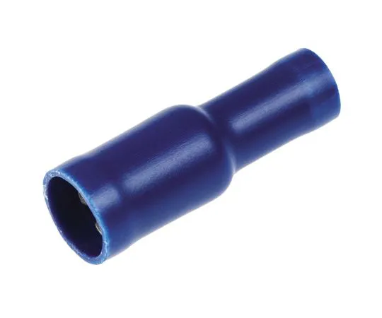 63-4641-72 RS PRO Insulated Female Crimp Bullet Connector, 1.5mm² to 2.5mm², 16AWG to 14AWG, 5mm Bullet diameter, Blue 534-676