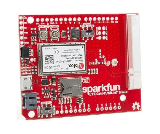 67-0420-75 SparkFun LTE CAT M1/NB-IoT Shield - SARA-R4 CEL-14997