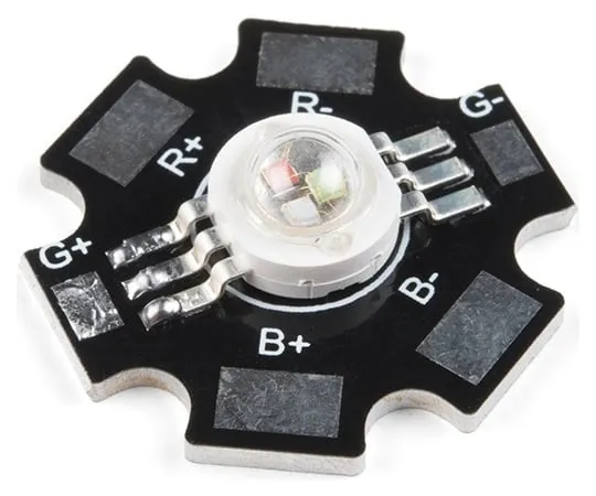67-0421-39 Triple Output High Power RGB LED COM-15200