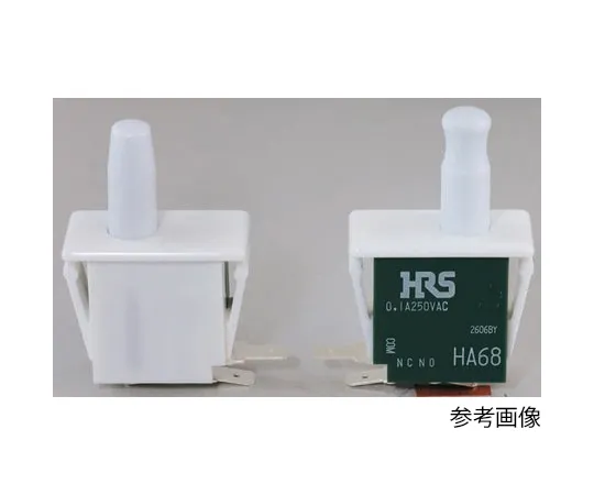 63-4598-68 Pushbutton Switch SPDT-NO/NC 100 mA @ 120 V ac Panel Mount HA68-00A