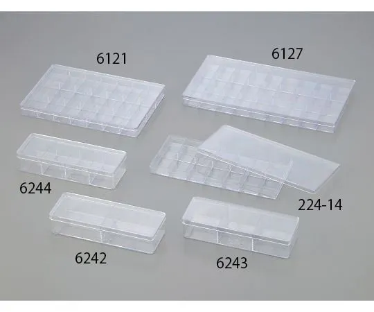 4-2275-01 Styrene square shape Split Case 200 x 72 x 41 mm Split into 2 12 Pieces 6242