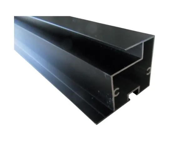 64-4999-97　［Discontinued］Top and Bottom Frame for Corrugated Plates Black 2.4 m　BA177K