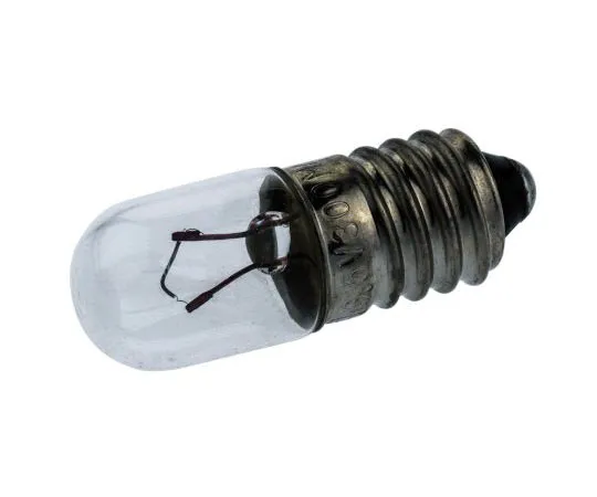 63-4140-28 E10 Indicator Light, Clear, 6.5 V, 300 mA, 4000h 104-806