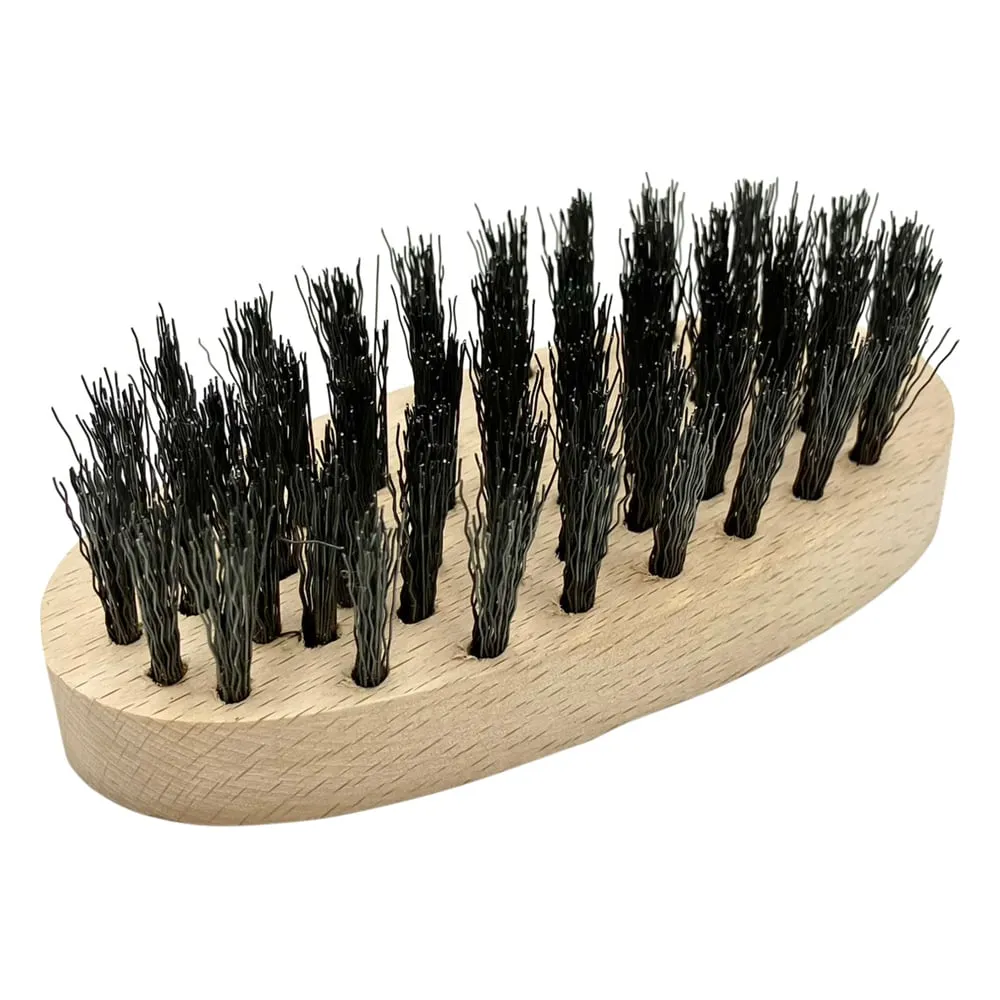 6-8135-05 Wire Brush Oval Type Black Hair 0.3 Length 25 086-12206